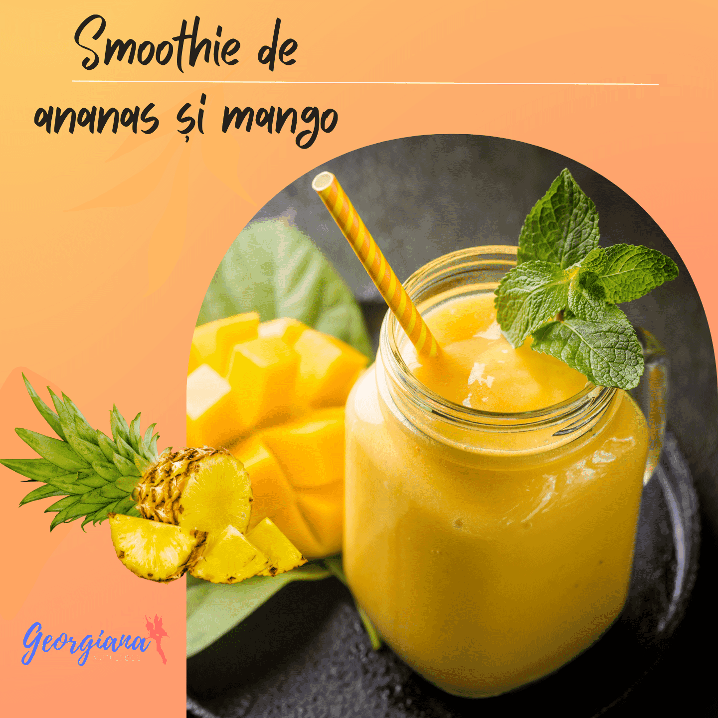smoothie de ananas si mango(2)